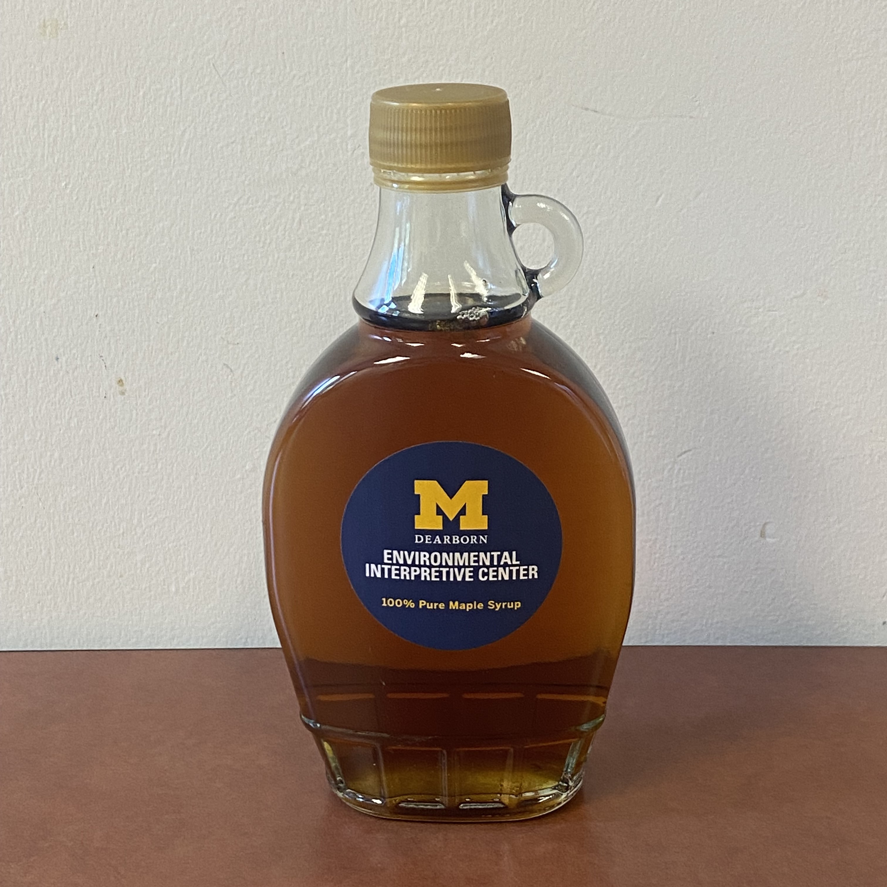 8oz circular handled maple syrup
